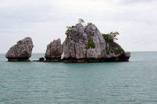 ... ostrovy součástí parku Ang Thong