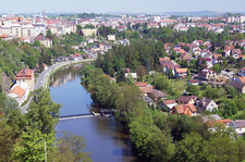 Výhled na řeku Lužnici